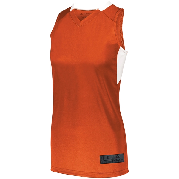 Ladies' basketball jersey with Micro-Interlock contrasting inserts.... from ASI 37461 Augusta Sportswear / Holloway®