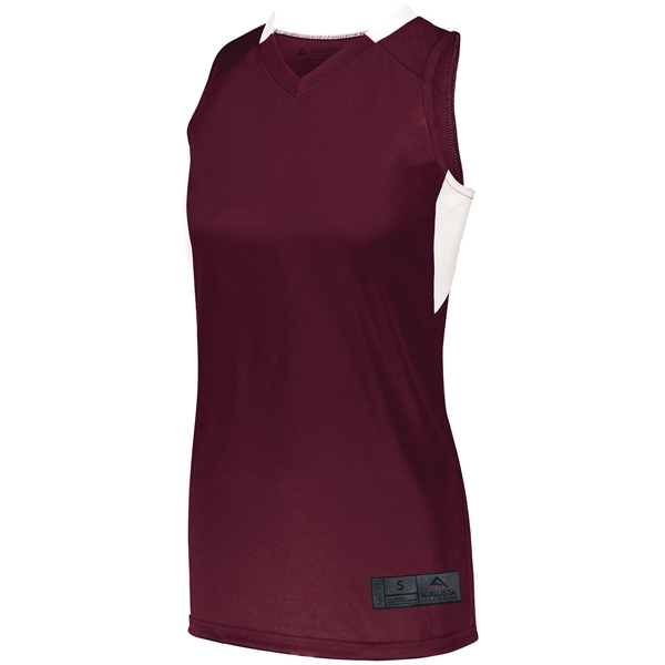 Ladies' basketball jersey with Micro-Interlock contrasting inserts.... from ASI 37461 Augusta Sportswear / Holloway®