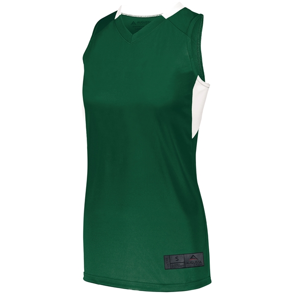 Ladies' basketball jersey with Micro-Interlock contrasting inserts.... from ASI 37461 Augusta Sportswear / Holloway®