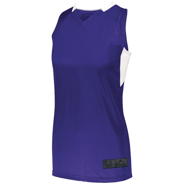 Ladies' basketball jersey with Micro-Interlock contrasting inserts.... from ASI 37461 Augusta Sportswear / Holloway®