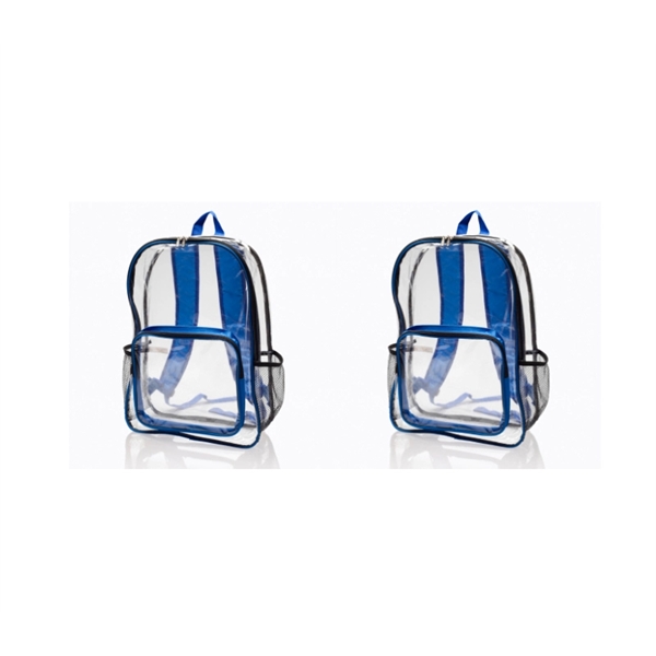 Clear PVC Transparent Backpack plus 1 color silkscreen imprint on 1... from ASI 37218 Athena Promo (tm)