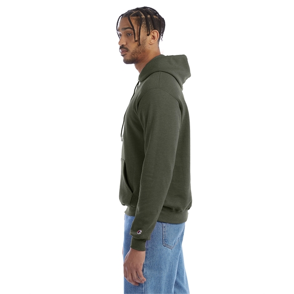 Moisture-wicking pullover hoodie with two-ply hood, dyed-to-match drawcord, and front pouch... from ASI 34063 alphabroder