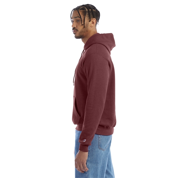 Moisture-wicking pullover hoodie with two-ply hood, dyed-to-match drawcord, and front pouch... from ASI 34063 alphabroder