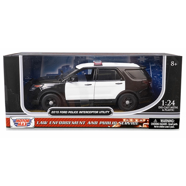 Die cast metal vehicle police car.... from ASI 85620 H M Schmidt Co Inc / Traveling Billboard