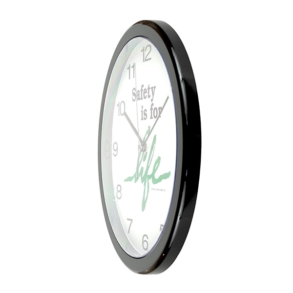 12" wall clock with customization.... from ASI 62660 Innovation Line