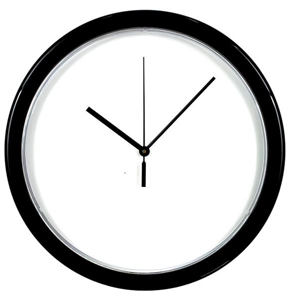 12" wall clock with customization.... from ASI 62660 Innovation Line