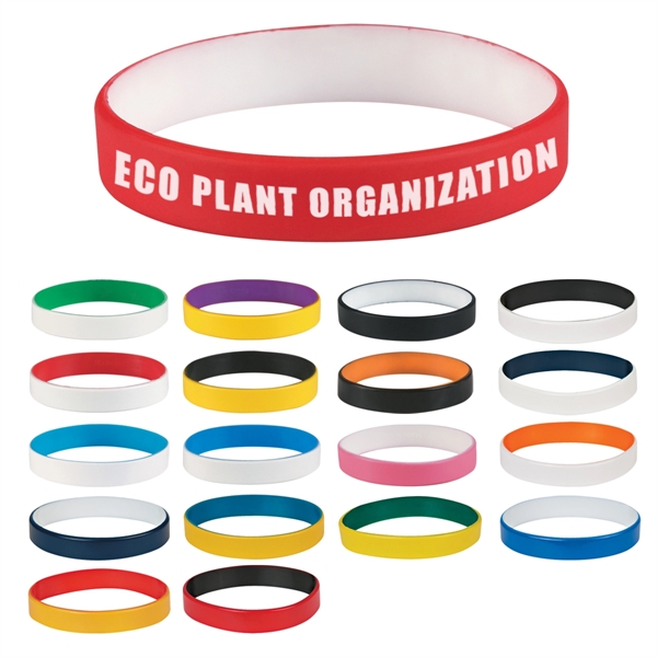 Colored Letter Laser Engraved Bracelet.... from ASI 61125 Hit Promotional Products / Hit®