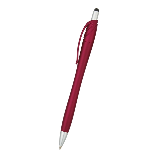 Evolution Stylus Pen.  Plunger Action and Stylus on Top.... from ASI 61125 Hit Promotional Products / Hit®