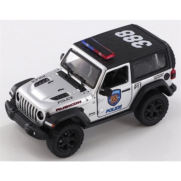 Police Die cast metal Jeep... from ASI 85620 H M Schmidt Co Inc / Traveling Billboard