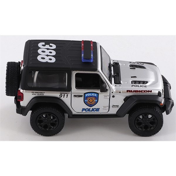 Police Die cast metal Jeep... from ASI 85620 H M Schmidt Co Inc / Traveling Billboard