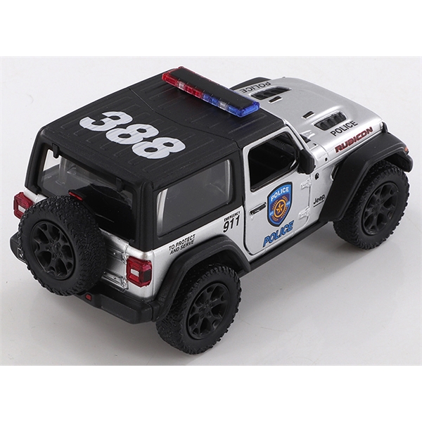 Police Die cast metal Jeep... from ASI 85620 H M Schmidt Co Inc / Traveling Billboard