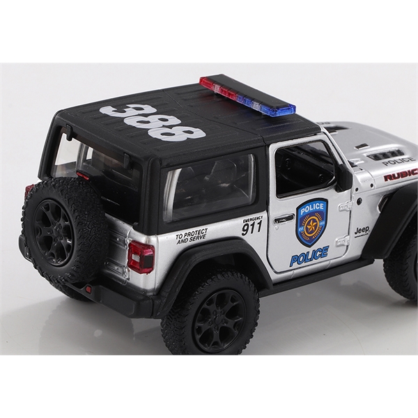 Police Die cast metal Jeep... from ASI 85620 H M Schmidt Co Inc / Traveling Billboard