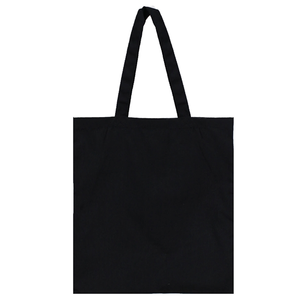 14" x 15" Black 80% Tetoron & 20% Cotton Tote with... from ASI 37980 Bagworld