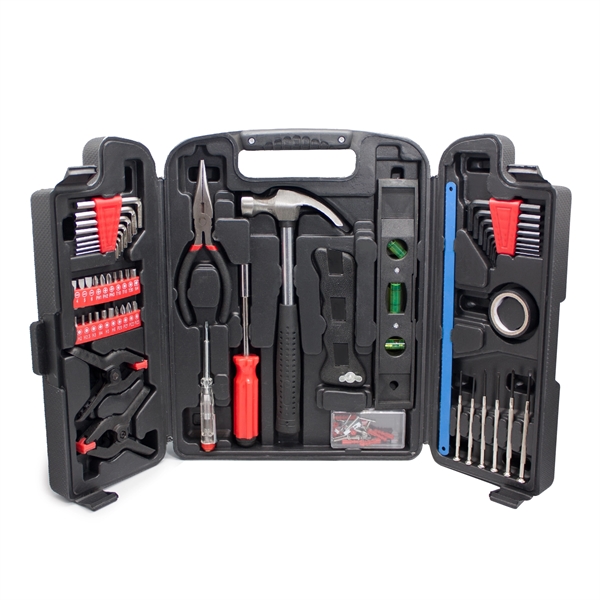 95-Piece mechanics tool set. Includes sockets, wrenches, pliers, clamps, level, hammer,... from ASI 30112 ACE Products / Ace Line