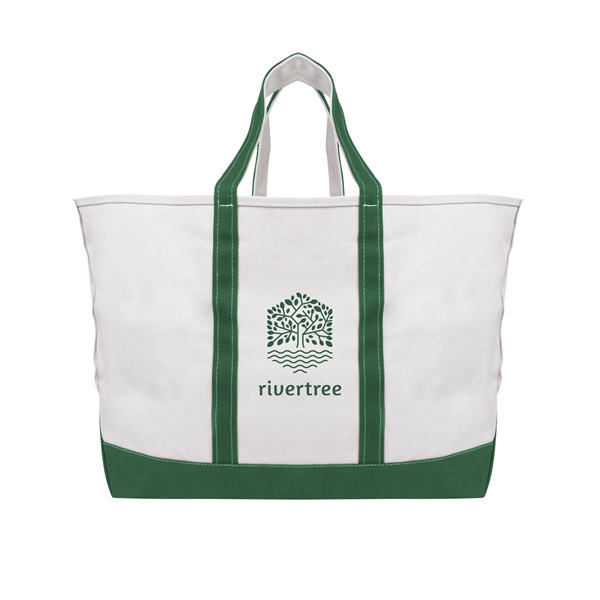 Boat tote bag made of cotton canvas with an open main... from ASI 61125 Hit Promotional Products / Hit®