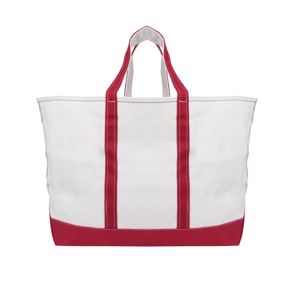 Boat tote bag made of cotton canvas with an open main... from ASI 61125 Hit Promotional Products / Hit®