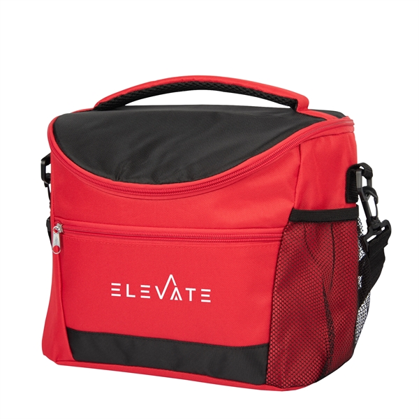Lunch cooler with PEVA lining, front zippered pocket, double zippered main... from ASI 61125 Hit Promotional Products / Hit®