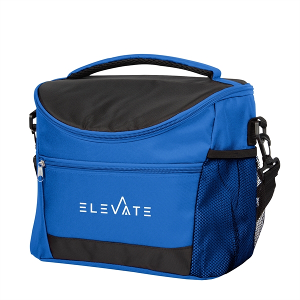 Lunch cooler with PEVA lining, front zippered pocket, double zippered main... from ASI 61125 Hit Promotional Products / Hit®