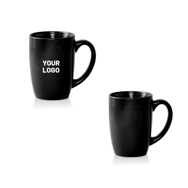 Glossy mocha ceramic mug with 16 oz. capacity with 1 color... from ASI 37218 Athena Promo (tm)