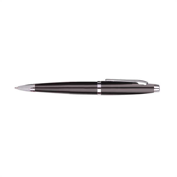 Twist Metal Ballpoint Pen w/Matching Case Set... from ASI 41511 Brainchild USA Inc / BrainChild Gift Club