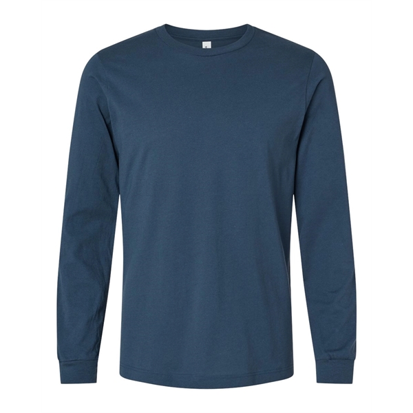Adult long sleeve crewneck t-shirt with 2" rib cuffs. Blank product.... from ASI 84358 S&S Activewear