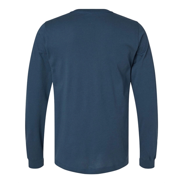 Adult long sleeve crewneck t-shirt with 2" rib cuffs. Blank product.... from ASI 84358 S&S Activewear