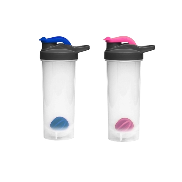 Mixer Plastic Water Bottle with 24 oz. capacity with 1 color... from ASI 37218 Athena Promo (tm)