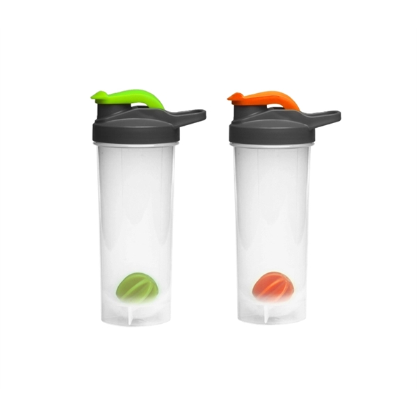 Mixer Plastic Water Bottle with 24 oz. capacity with 1 color... from ASI 37218 Athena Promo (tm)
