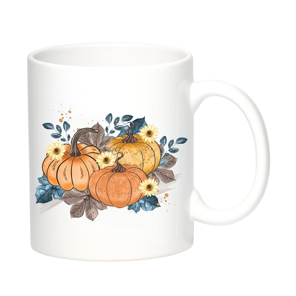 Classic style 11 oz. coffee mug with a vibrant full-color sublimation... from ASI 62088 IDProductsource