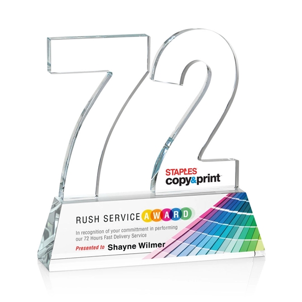 Milestone Optical VividPrint™ Award - Single Digit... from ASI 84592 St Regis Group / St Regis