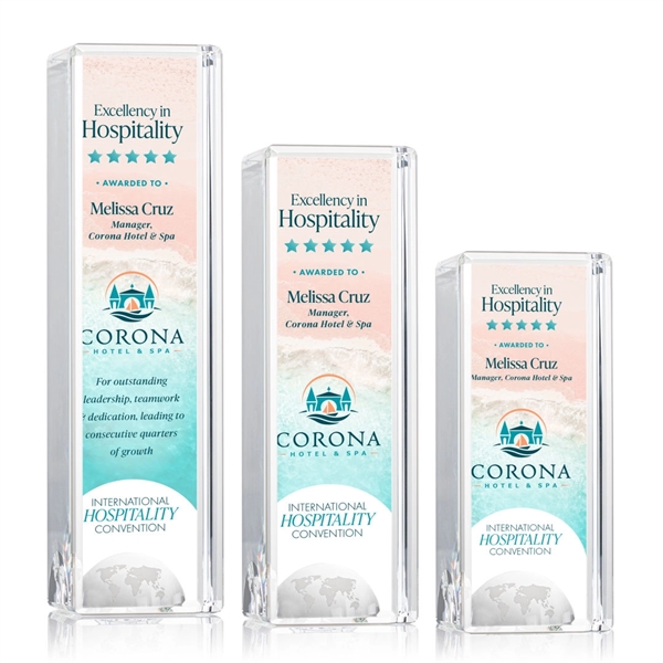 Sandringham Globe Tower VividPrint™ Award... from ASI 84592 St Regis Group / St Regis