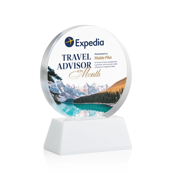 Glenwood Vividprint™ Award on Base - White... from ASI 84592 St Regis Group / St Regis