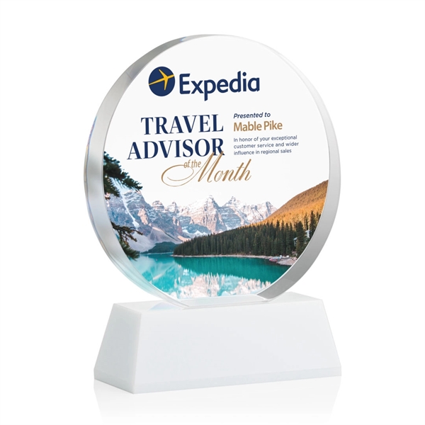 Glenwood Vividprint™ Award on Base - White... from ASI 84592 St Regis Group / St Regis