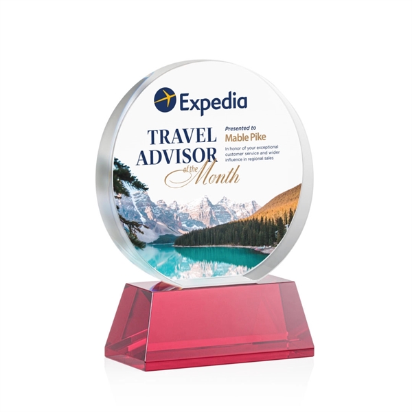 Glenwood Vividprint™ Award on Base - Red... from ASI 84592 St Regis Group / St Regis