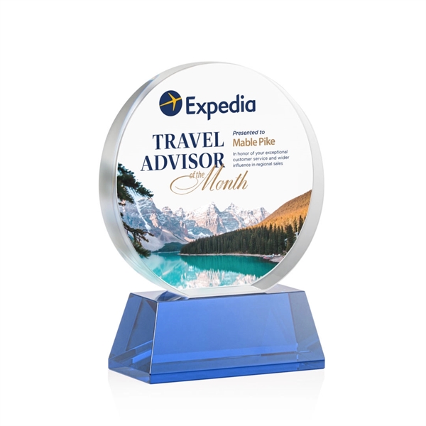 Glenwood Vividprint™ Award on Base - Blue... from ASI 84592 St Regis Group / St Regis