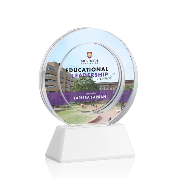 Templeton VividPrint™ Award on Base - White... from ASI 84592 St Regis Group / St Regis