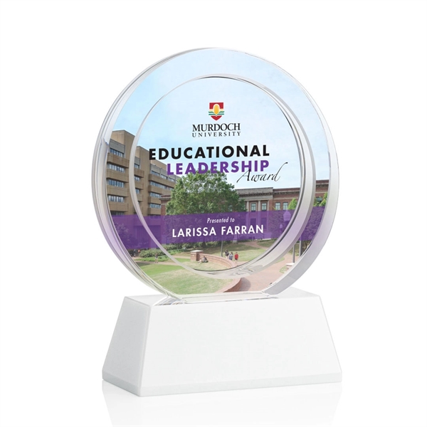 Templeton VividPrint™ Award on Base - White... from ASI 84592 St Regis Group / St Regis