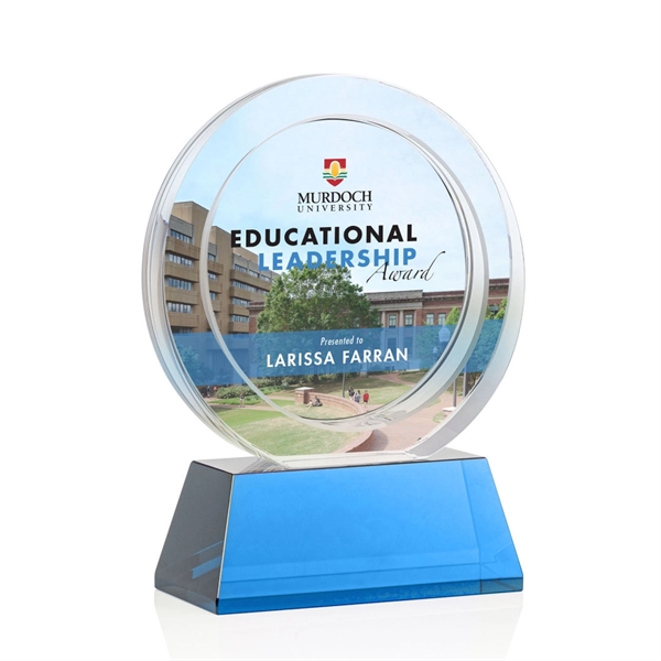 Templeton VividPrint™ Award on Base - Sky Blue... from ASI 84592 St Regis Group / St Regis