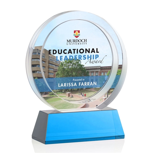 Templeton VividPrint™ Award on Base - Sky Blue... from ASI 84592 St Regis Group / St Regis