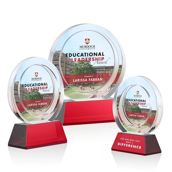 Templeton VividPrint™ Award on Base - Red... from ASI 84592 St Regis Group / St Regis