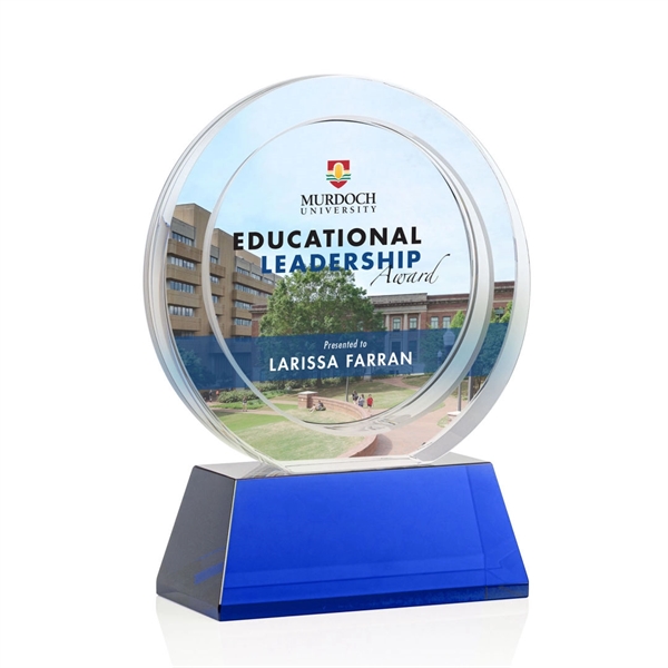 Templeton VividPrint™ Award on Base - Blue... from ASI 84592 St Regis Group / St Regis