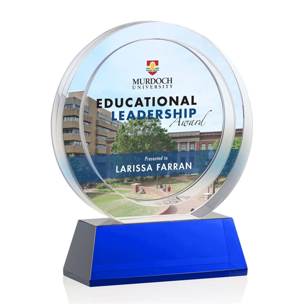 Templeton VividPrint™ Award on Base - Blue... from ASI 84592 St Regis Group / St Regis