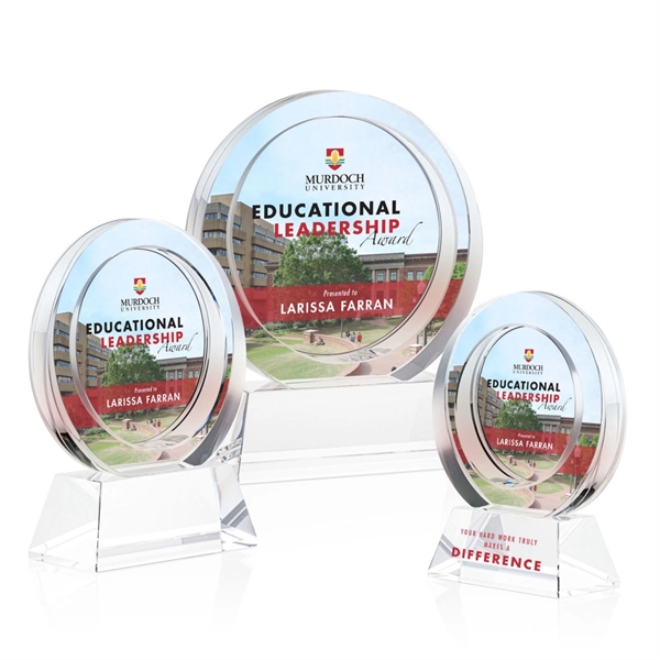 Templeton VividPrint™ Award on Base - Clear... from ASI 84592 St Regis Group / St Regis