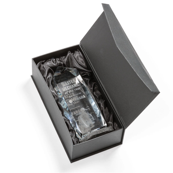 The Bloomington VividPrint™ Award is a brilliant thick Optical Crystal elongated... from ASI 84592 St Regis Group / St Regis