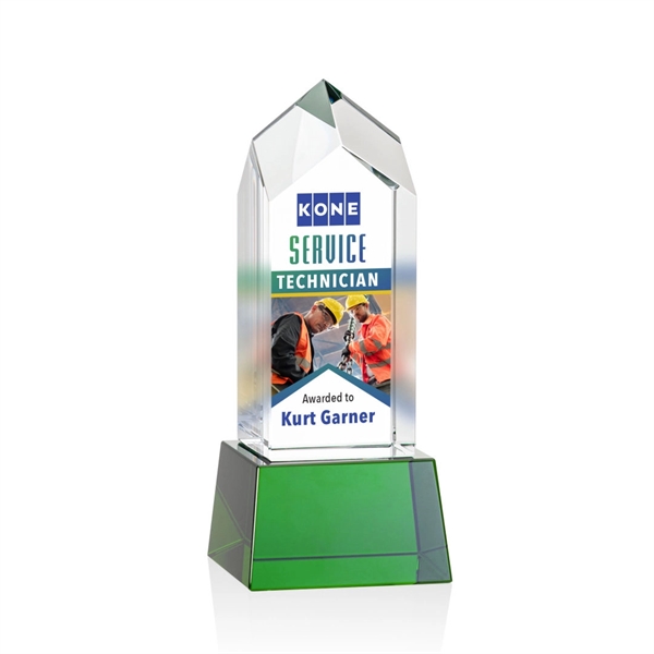 Clarington VividPrint™ Award on Base - Green... from ASI 84592 St Regis Group / St Regis
