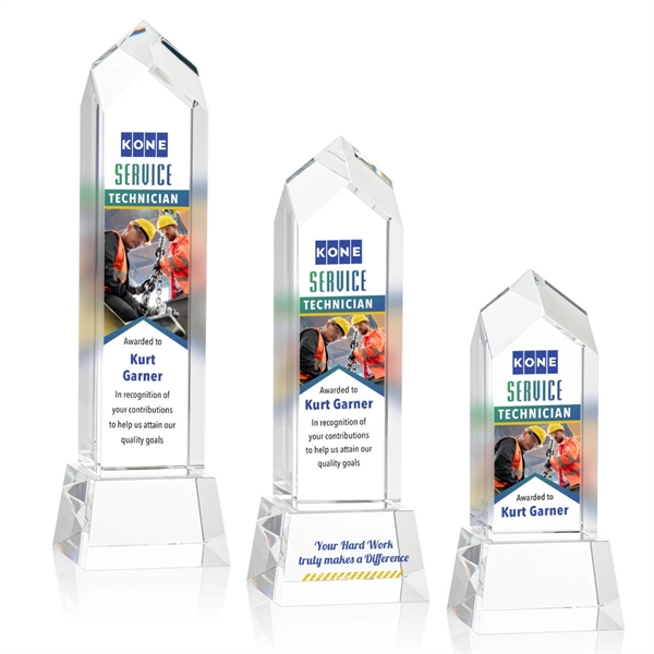 Clarington VividPrint™ Award on Base - Clear... from ASI 84592 St Regis Group / St Regis