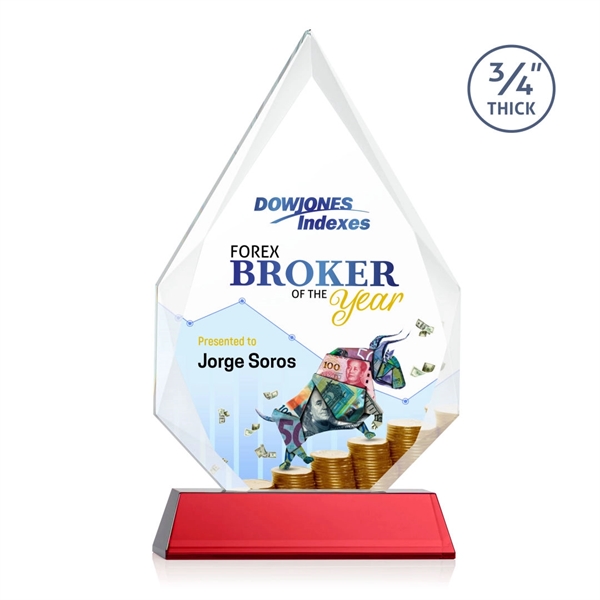 Hawthorne VividPrint™ Award on Newhaven - Red... from ASI 84592 St Regis Group / St Regis