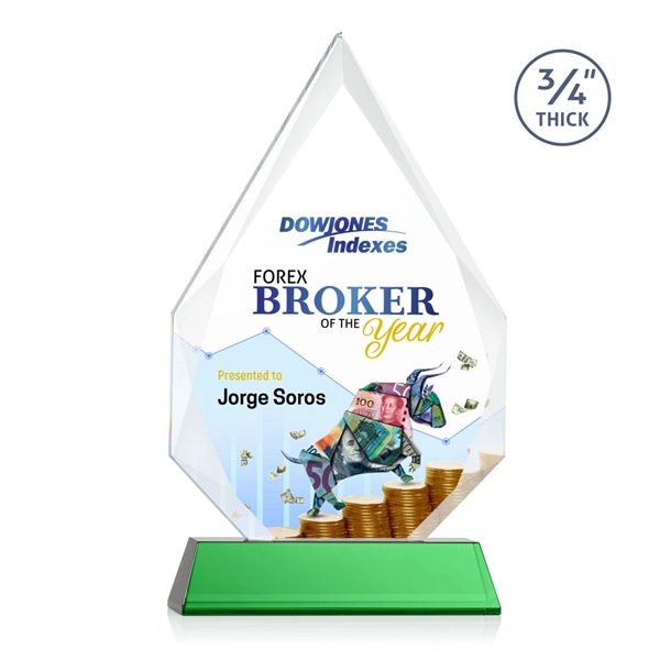 Hawthorne VividPrint™ Award on Newhaven - Green... from ASI 84592 St Regis Group / St Regis