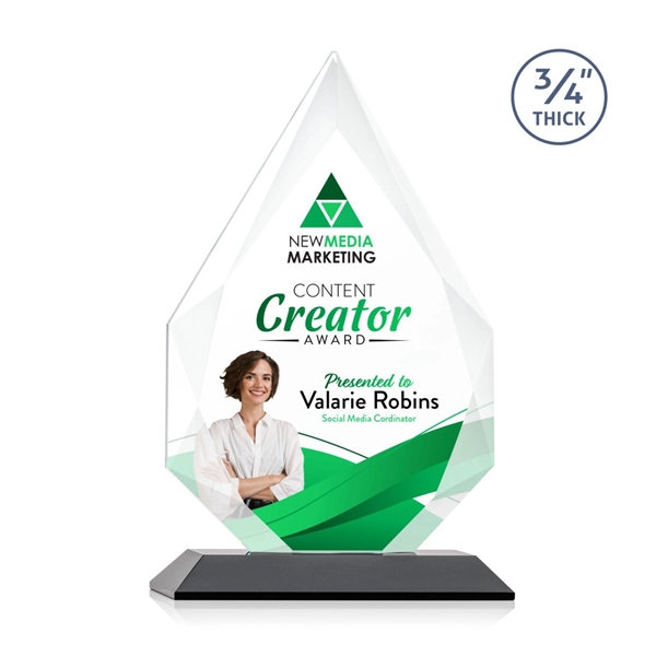 Hawthorne VividPrint™ Award - Black... from ASI 84592 St Regis Group / St Regis