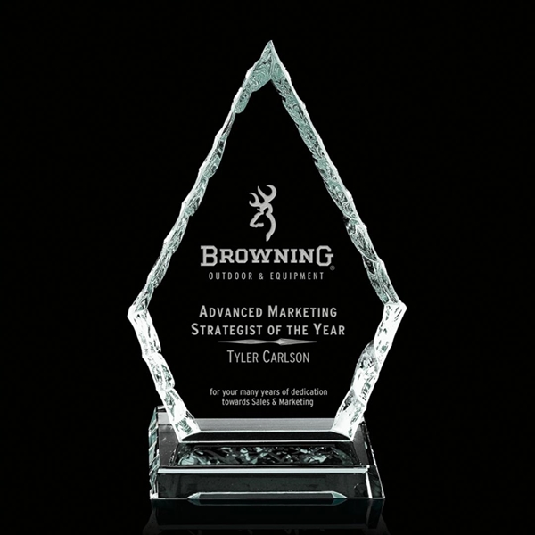 Iceberg Arrowhead Award, Jade or Starfire... from ASI 84592 St Regis Group / Prestige Glass